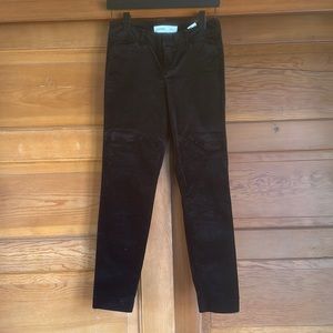 Old Navy PIXIE Black Velvet Pants